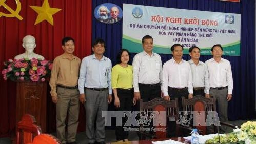 Agriculture : lancement d’un projet de VnSAT à Long An ảnh 1