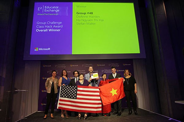 Lauréats du prix E² Educator Exchange Challenge de Microsoft ảnh 1 Lauréats du prix E² Educator Exchange Challenge de Microsoft ảnh 1