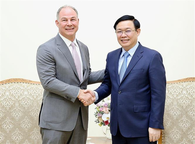 Le vice-PM Vuong Dinh Hue reçoit un dirigeant de Gen X Energy ảnh 1 Le vice-PM Vuong Dinh Hue reçoit un dirigeant de Gen X Energy ảnh 1