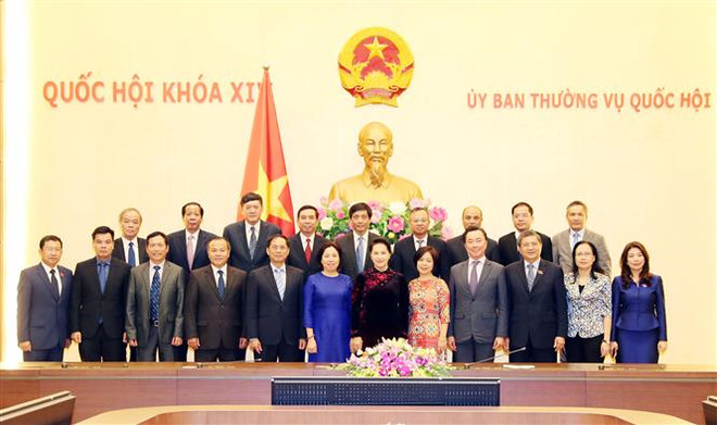 La présidente de l’Assemblée nationale félicite les ambassadeurs ảnh 1 La présidente de l’Assemblée nationale félicite les ambassadeurs ảnh 1