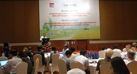 Pré-COP24: les préparatifs du Vietnam au centre d’un colloque à Hanoï ảnh 3 Pré-COP24: les préparatifs du Vietnam au centre d’un colloque à Hanoï ảnh 3