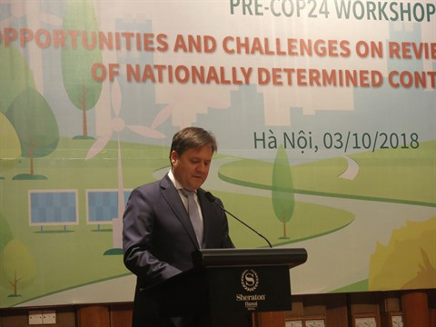 Pré-COP24: les préparatifs du Vietnam au centre d’un colloque à Hanoï ảnh 1 Pré-COP24: les préparatifs du Vietnam au centre d’un colloque à Hanoï ảnh 1