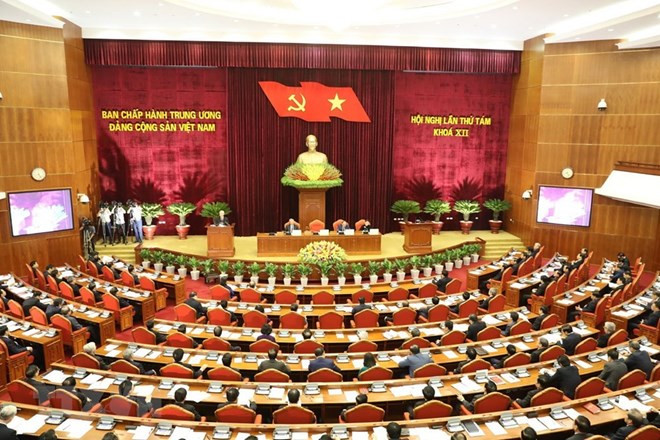 Le 8e Plénum du CC du PCV : premier jour de travail ảnh 1 Le 8e Plénum du CC du PCV : premier jour de travail ảnh 1