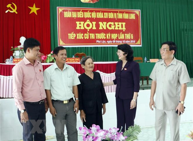 Des dirigeants rencontrent des électeurs dans plusieurs localités ảnh 1 Des dirigeants rencontrent des électeurs dans plusieurs localités ảnh 1