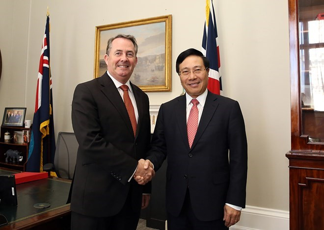 Le vice-PM et ministre des AE Pham Binh Minh en visite au Royaume-Uni ảnh 1 Le vice-PM et ministre des AE Pham Binh Minh en visite au Royaume-Uni ảnh 1