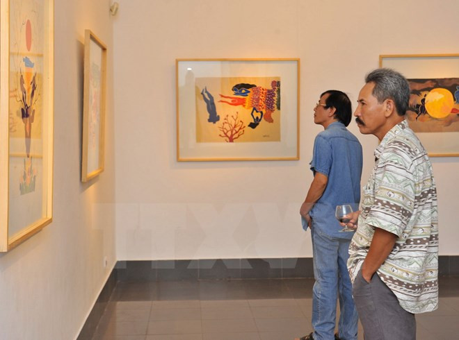 Exposition de Beaux-arts du delta du fleuve Rouge ảnh 1 Exposition de Beaux-arts du delta du fleuve Rouge ảnh 1
