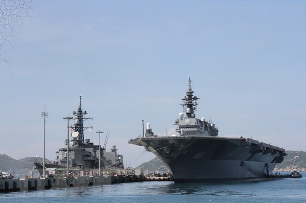 Des navires de la marine japonaise en visite au Vietnam ảnh 1 Des navires de la marine japonaise en visite au Vietnam ảnh 1