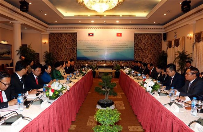 Hô Chi Minh-Ville et Vientiane réunies sur le travail du Parti ảnh 1 Hô Chi Minh-Ville et Vientiane réunies sur le travail du Parti ảnh 1