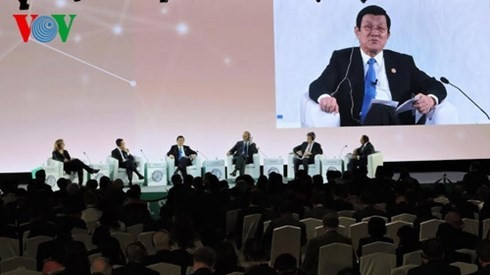 Le président Truong Tan Sang au Sommet des entreprises de l’APEC ảnh 1 Le président Truong Tan Sang au Sommet des entreprises de l’APEC ảnh 1