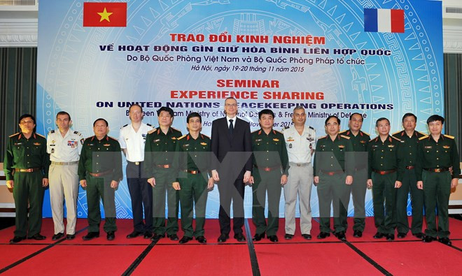 Maintien de la paix : Vietnam et France partagent des expériences ảnh 1 Maintien de la paix : Vietnam et France partagent des expériences ảnh 1