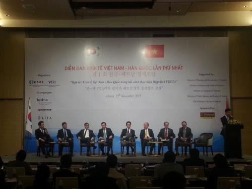 Le premier Forum économique Vietnam-R.de Corée ảnh 1 Le premier Forum économique Vietnam-R.de Corée ảnh 1