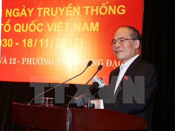 Le président de l’AN à la Fête de la grande union nationale à Hanoi ảnh 1