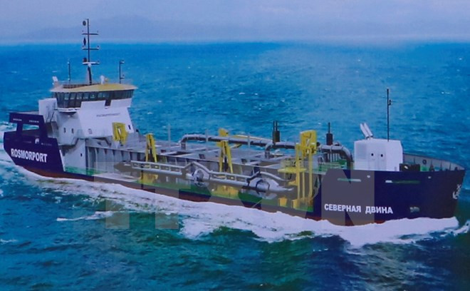 Mise à l’eau de la drague TSHD 2000 à Da Nang ảnh 1 Mise à l’eau de la drague TSHD 2000 à Da Nang ảnh 1