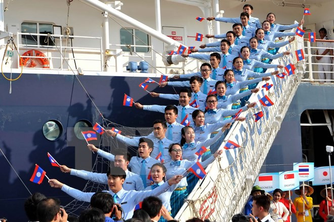 Le bateau de la jeunesse d’Asie du Sud-Est et du Japon à Ho Chi Minh-Ville ảnh 1 Le bateau de la jeunesse d’Asie du Sud-Est et du Japon à Ho Chi Minh-Ville ảnh 1