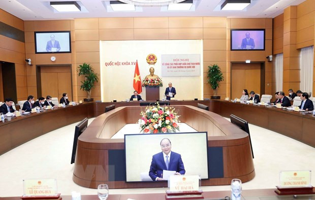 Conférence sur la coordination entre le chef de l’Etat et le Comité permanent de l’AN ảnh 2