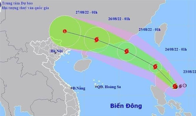 La tempête tropicale Ma-on se déplacerait vers le Nord-Ouest ảnh 1