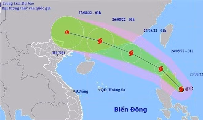 La tempête tropicale Ma-on se déplacerait vers le Nord-Ouest ảnh 1