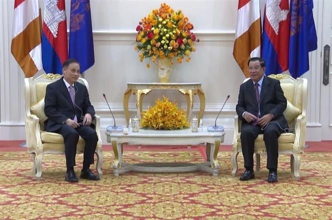 Les dirigeants cambodgiens s'engagent à renforcer de bonnes relations avec le Vietnam ảnh 2 Les dirigeants cambodgiens s'engagent à renforcer de bonnes relations avec le Vietnam ảnh 2