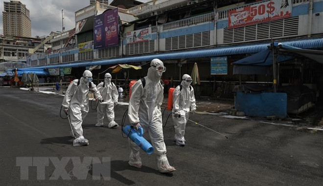 COVID-19 : message de sympathie au Cambodge ảnh 1