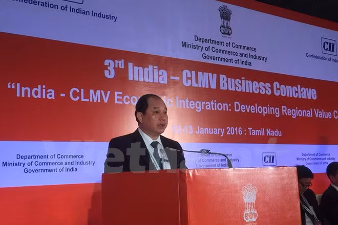 Le Vietnam à la conférence de coopération commerciale Inde-CLMV ảnh 1