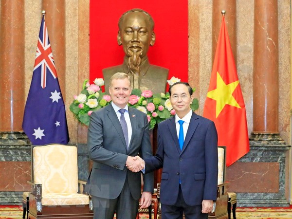 Le président Trân Dai Quang reçoit le président de la Chambre des représentants australienne ảnh 1 Le président Trân Dai Quang reçoit le président de la Chambre des représentants australienne ảnh 1