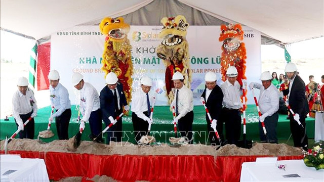 Binh Thuân : Mise en chantier de la centrale solaire de Sông Luy 1 ảnh 1 Binh Thuân : Mise en chantier de la centrale solaire de Sông Luy 1 ảnh 1
