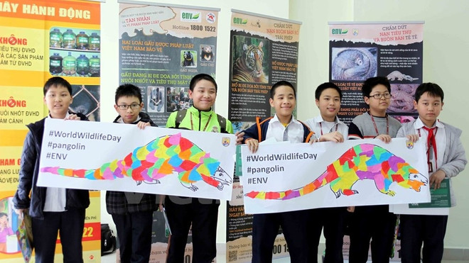 Hanoi fait écho à la Journée mondiale de protection des animaux sauvages ảnh 1 Hanoi fait écho à la Journée mondiale de protection des animaux sauvages ảnh 1