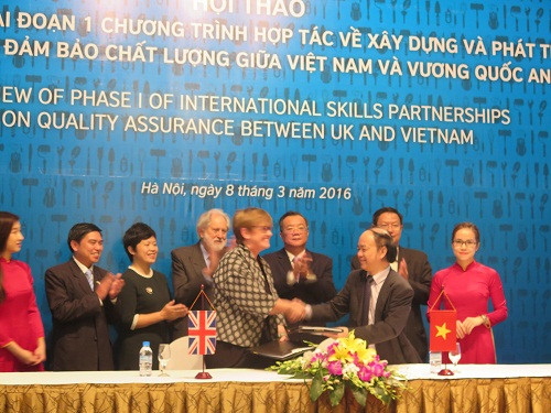 Vietnam et Royaume-Uni coopèrent dans la formation professionnelle ảnh 1 Vietnam et Royaume-Uni coopèrent dans la formation professionnelle ảnh 1
