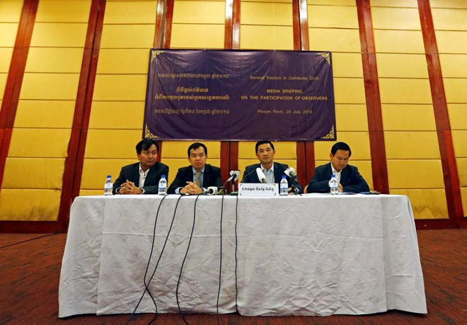 Cambodge: 220 observateurs internationaux surveilleront les élections ảnh 1 Cambodge: 220 observateurs internationaux surveilleront les élections ảnh 1