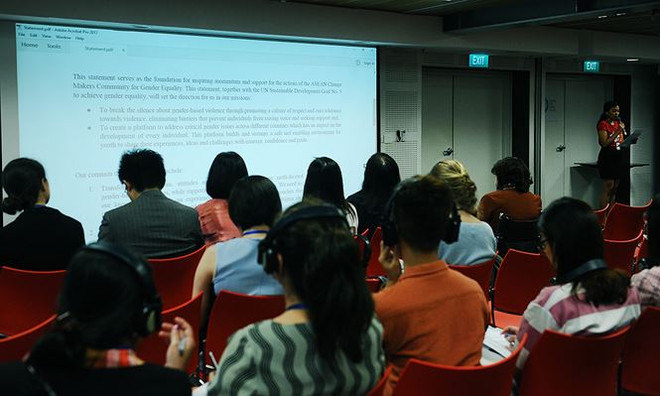 Les jeunes constituent un facteur à promouvoir l'égalité des sexes ảnh 1 Les jeunes constituent un facteur à promouvoir l'égalité des sexes ảnh 1