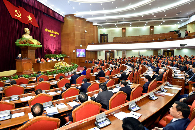 Le 8e plénum du Comité central du Parti communiste du Vietnam s’ouvre à Hanoi ảnh 1 Le 8e plénum du Comité central du Parti communiste du Vietnam s’ouvre à Hanoi ảnh 1