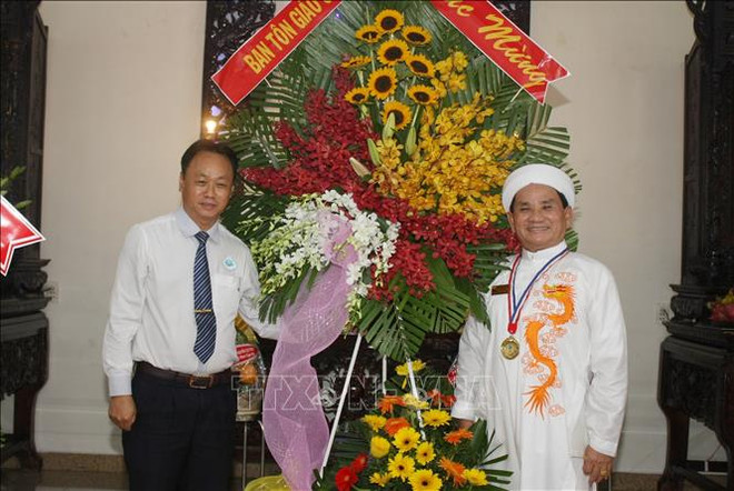 Cérémonie de célébration du 94e anniversaire de la fondation du caodaïsme ảnh 2 Cérémonie de célébration du 94e anniversaire de la fondation du caodaïsme ảnh 2