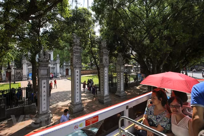 La capitale Hanoi en bus à impériale à toit ouvert ảnh 2