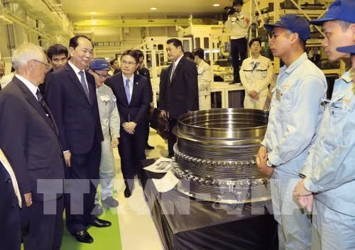 Les médias japonais couvrent la visite du président vietnamien dans leur pays ảnh 1