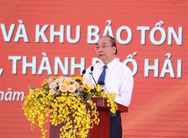 Le PM assiste à la cérémonie de lancement du projet pour préserver la relique historique de Cao Quy ảnh 1 Le PM assiste à la cérémonie de lancement du projet pour préserver la relique historique de Cao Quy ảnh 1