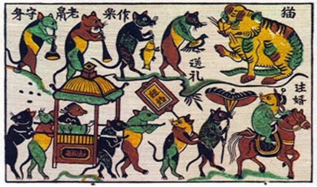 Da Nang : Exposition "Les peintures folkloriques du Vietnam" ảnh 1 Da Nang : Exposition "Les peintures folkloriques du Vietnam" ảnh 1