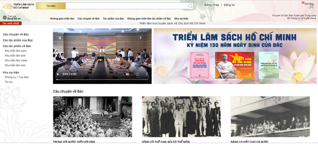 Une exposition de livres en ligne célèbre le 130e anniversaire du Président Hô Chi Minh ảnh 1 Une exposition de livres en ligne célèbre le 130e anniversaire du Président Hô Chi Minh ảnh 1