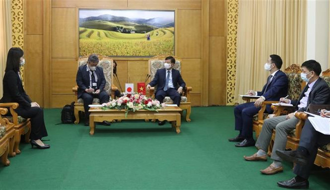 Une délégation de la JICA travaille à Yên Bai ảnh 1 Une délégation de la JICA travaille à Yên Bai ảnh 1