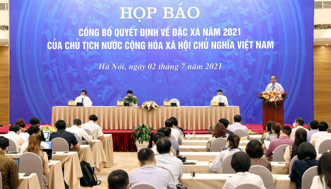 Publication de la décision d’amnistie 2021 du président du Vietnam ảnh 1 Publication de la décision d’amnistie 2021 du président du Vietnam ảnh 1