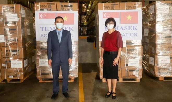 La Fondation Temasek (Singapour) soutient le Vietnam dans la lutte contre le COVID-19 ảnh 1 La Fondation Temasek (Singapour) soutient le Vietnam dans la lutte contre le COVID-19 ảnh 1