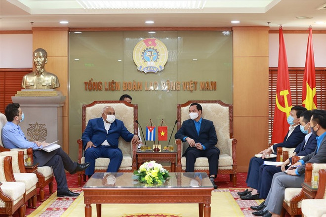 Renforcement de la coopération syndicale Vietnam-Cuba ảnh 1 Renforcement de la coopération syndicale Vietnam-Cuba ảnh 1