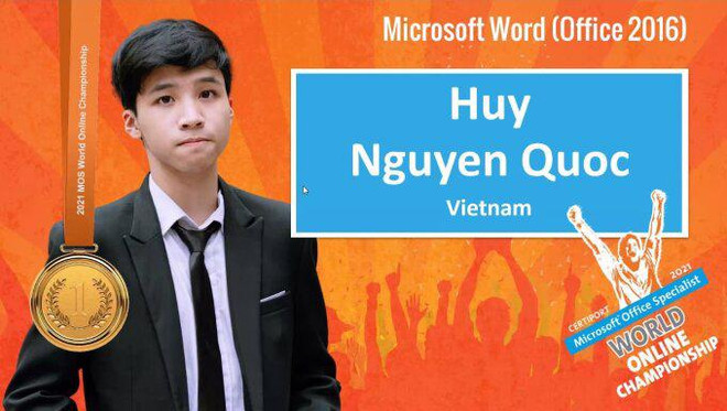Le Vietnam brille à la finale du Championnat du monde de Microsoft Office Specialist 2021 ảnh 1 Le Vietnam brille à la finale du Championnat du monde de Microsoft Office Specialist 2021 ảnh 1