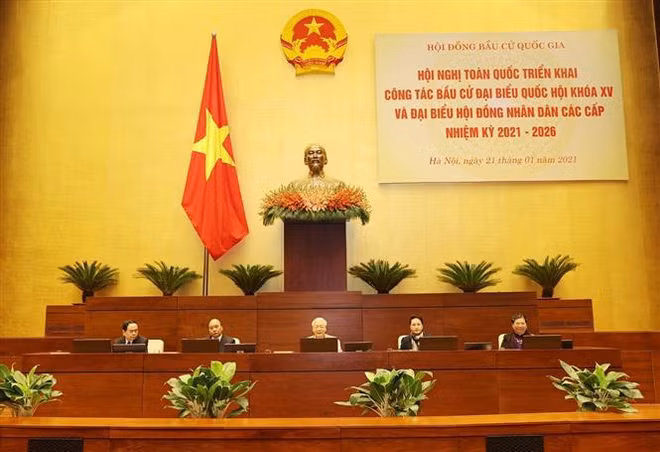 Le dirigeant Nguyen Phu Trong demande d’organiser avec succès les prochaines élections législatives ảnh 2