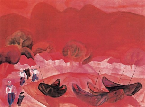 La perspective optimiste de la peinture sur soie au Vietnam ảnh 2 La perspective optimiste de la peinture sur soie au Vietnam ảnh 2