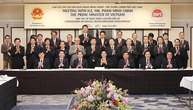 Le PM vietnamien rencontre des dirigeants d'entreprises japonaises dans la transformation numérique ảnh 1 Le PM vietnamien rencontre des dirigeants d'entreprises japonaises dans la transformation numérique ảnh 1