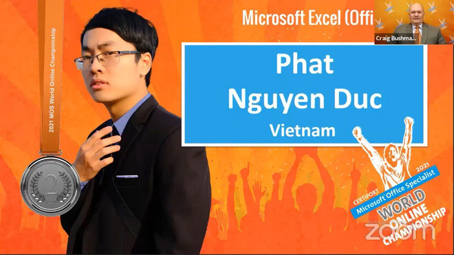 Le Vietnam brille à la finale du Championnat du monde de Microsoft Office Specialist 2021 ảnh 2 Le Vietnam brille à la finale du Championnat du monde de Microsoft Office Specialist 2021 ảnh 2