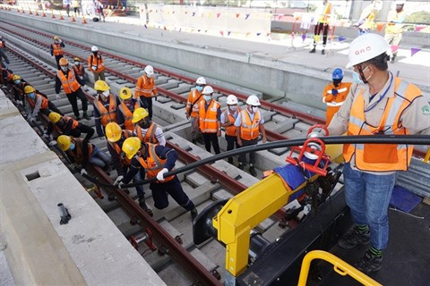 Hô Chi Minh-Ville : la ligne de métro N°1 sur le point d'entrer en test de fonctionnement ảnh 1
