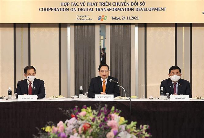 Le PM vietnamien rencontre des dirigeants d'entreprises japonaises dans la transformation numérique ảnh 2 Le PM vietnamien rencontre des dirigeants d'entreprises japonaises dans la transformation numérique ảnh 2
