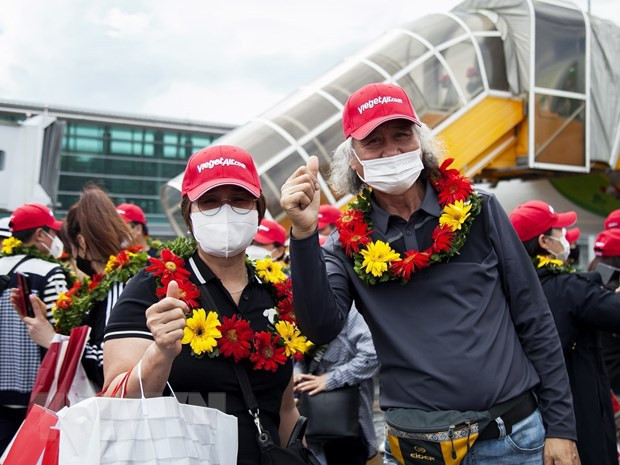 Kien Giang: retour des premiers touristes étrangers sur l'île de Phu Quoc ảnh 3 Kien Giang: retour des premiers touristes étrangers sur l'île de Phu Quoc ảnh 3