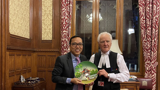 Le Vietnam et le Royaume-Uni promeuvent leur coopération parlementaire ảnh 1 Le Vietnam et le Royaume-Uni promeuvent leur coopération parlementaire ảnh 1